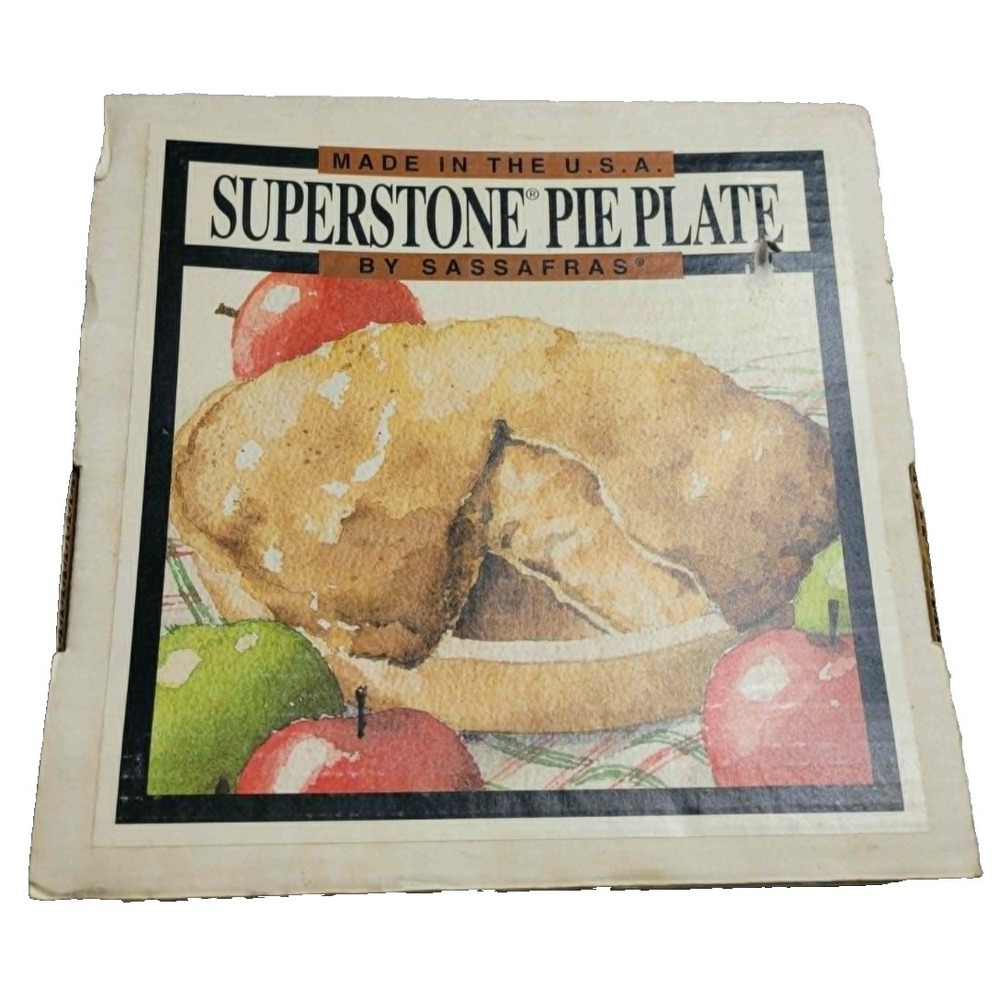 Sassafras Superstone Pie Plate‎ In Box